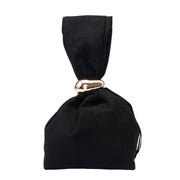 Geantă damă din piele intoarsa naturala,negru Eliza