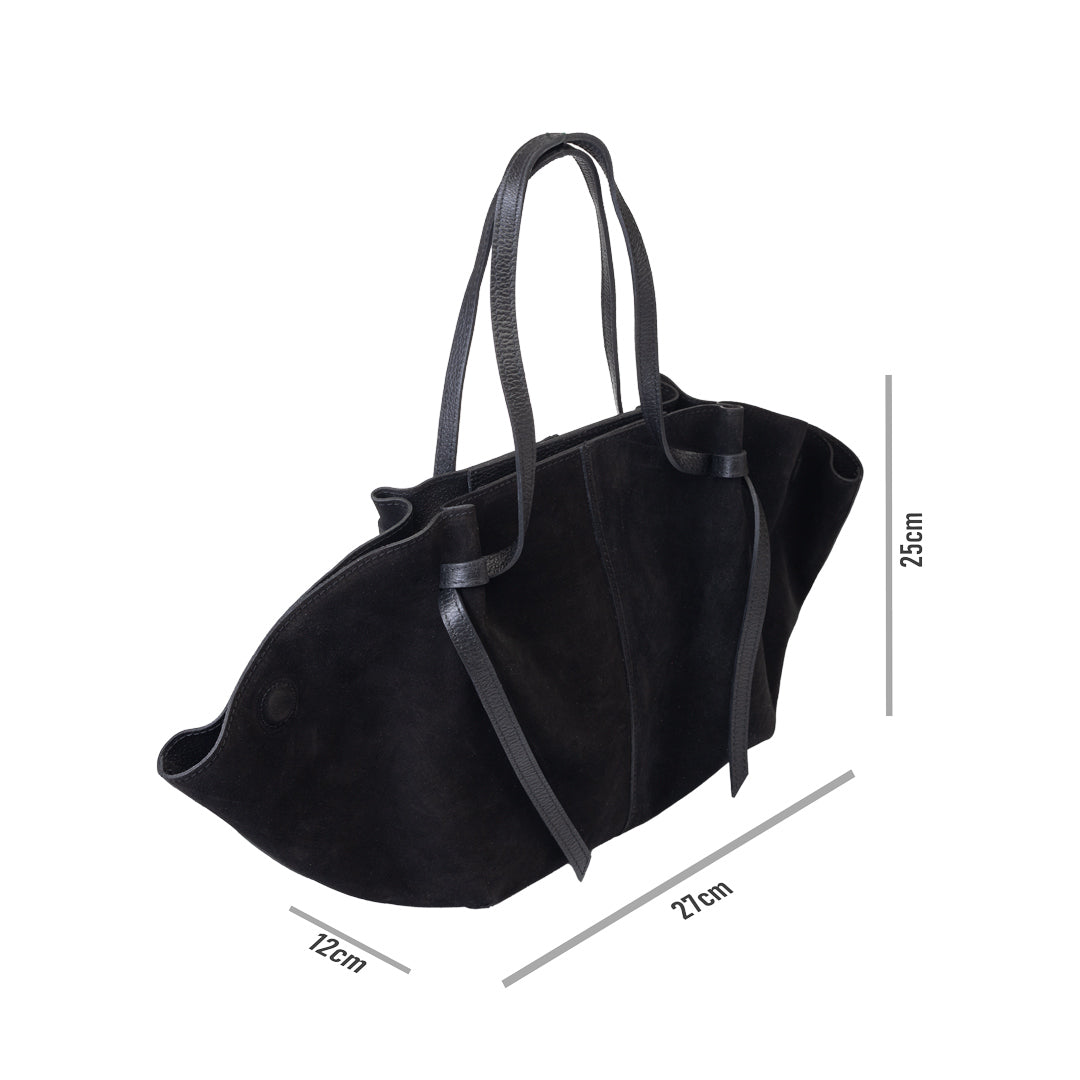 Geantă damă din piele naturala negru Alice