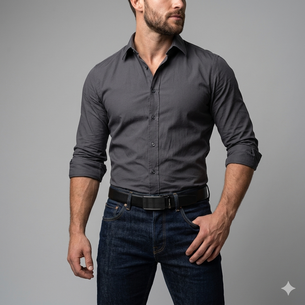 Curea Soft neagra de barbati